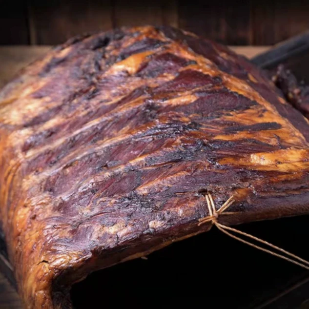 【烟熏腊排骨】古法香味肉质紧实咸香味好吃