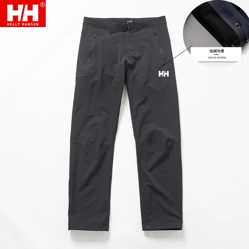 HH加绒软壳裤冲锋裤秋季户外男士防风防雨长裤