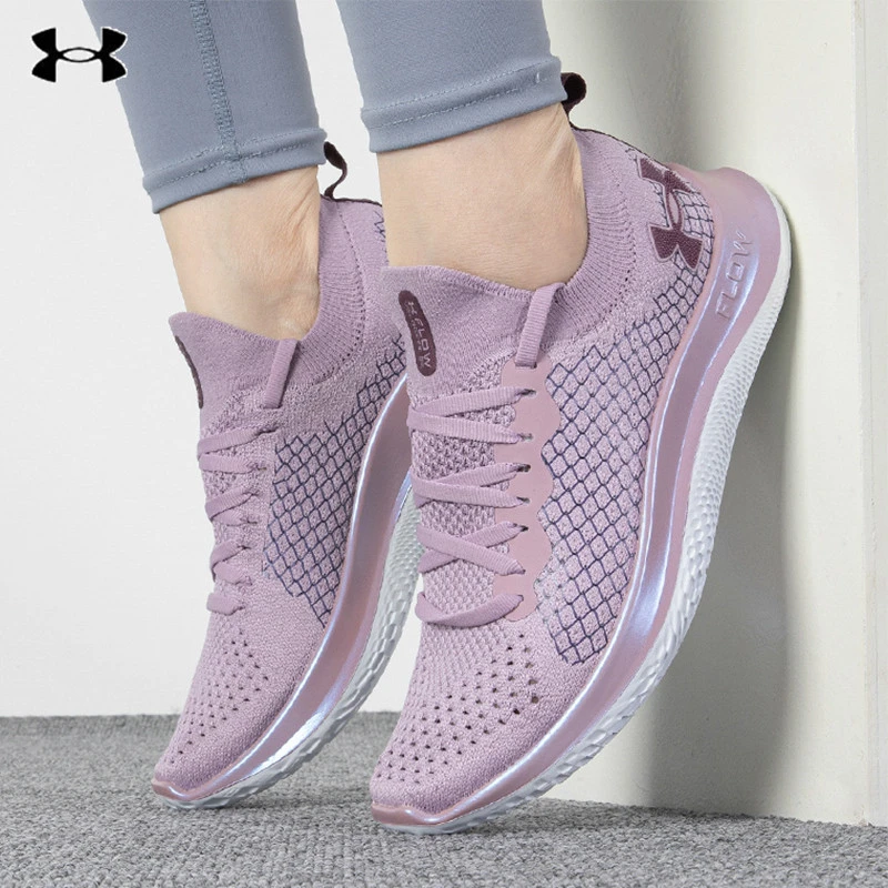 安德玛跑步鞋女鞋秋季新款时尚网面休闲鞋缓震透气训练户外运动鞋