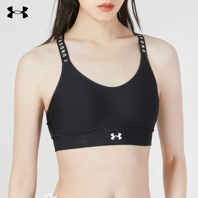 安德玛UA女秋季瑜伽健身透气舒适美背聚拢运动防震女款时尚背心
