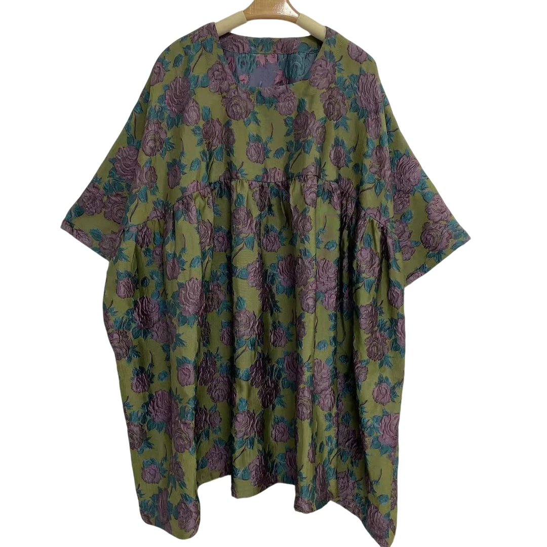 恬小霓（玲玲姐精选）258/青粉/90袍子/长袖/宽松/休闲/时尚