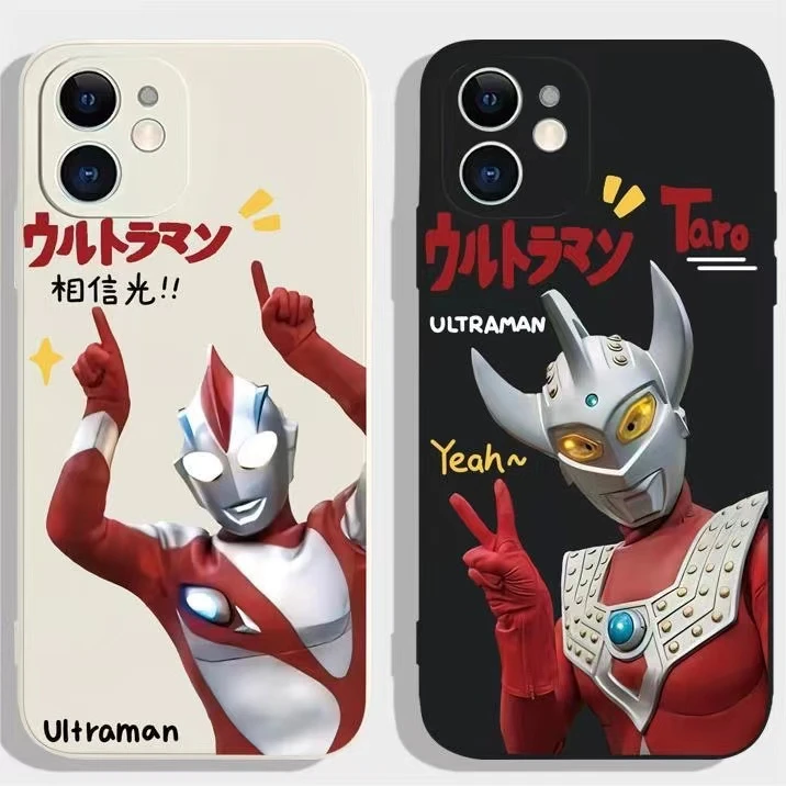 卡通奥特曼苹果iPhone14plus手机壳磨砂13promax防摔12软壳11潮xr