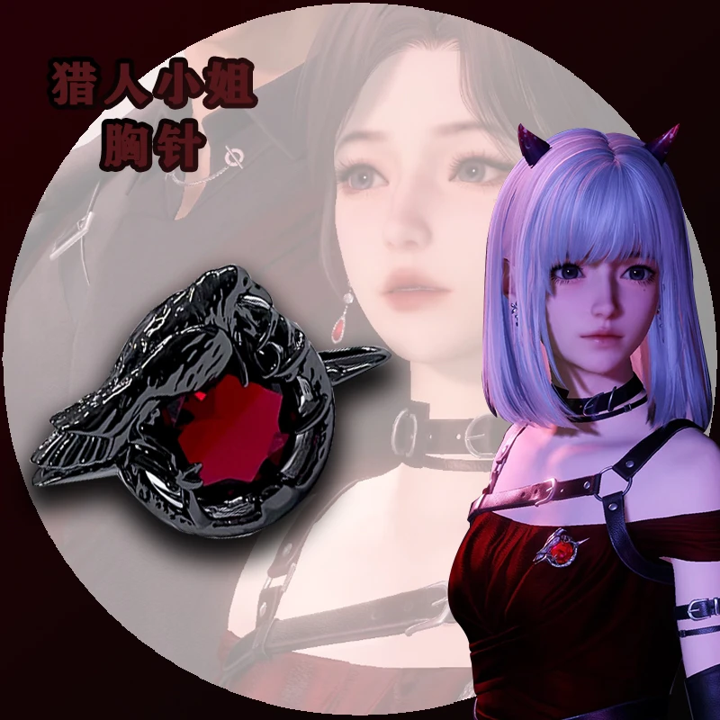 恋与深空周边秦彻周边乌鸦胸针夜袭之章周边饰品生日礼物