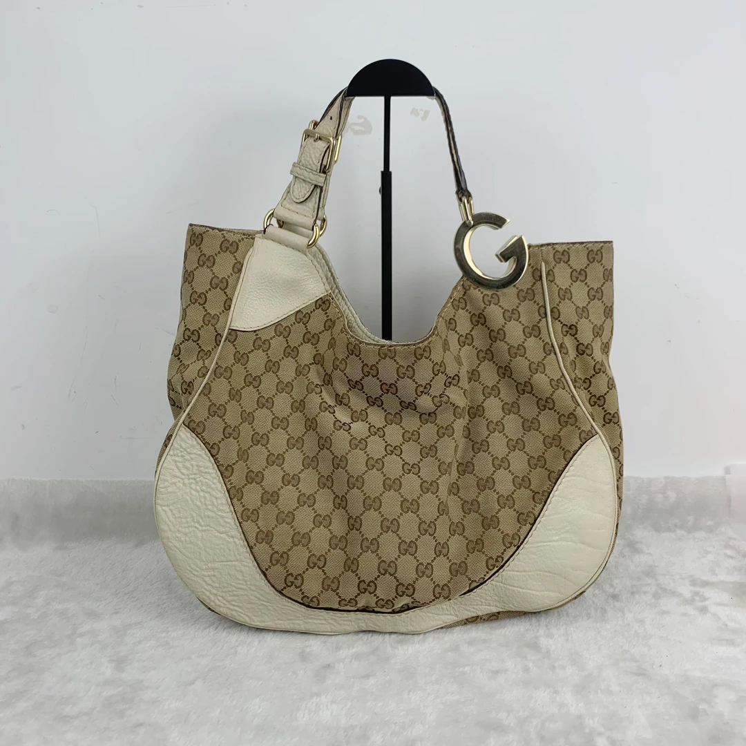 95新 GUCCI/古驰 97新古驰经典老花托特包单肩包