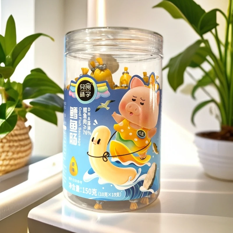 兒食铺子鳕鱼肠零食鱼肉肠儿童肉肠