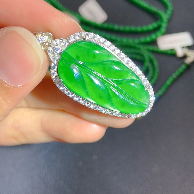 【闪购商品】翡翠颈饰银S925镶嵌