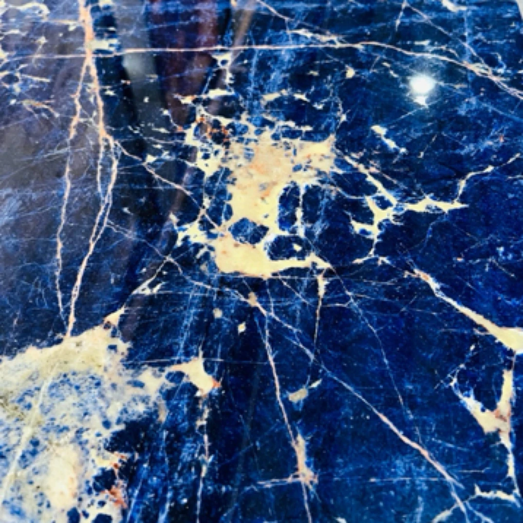 景泰蓝天然奢石餐桌轻奢创意家用简约北欧别墅