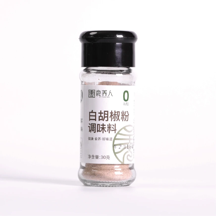 白胡椒粉、调味料、调味品、原味椒香、优质工艺、营养更有料！