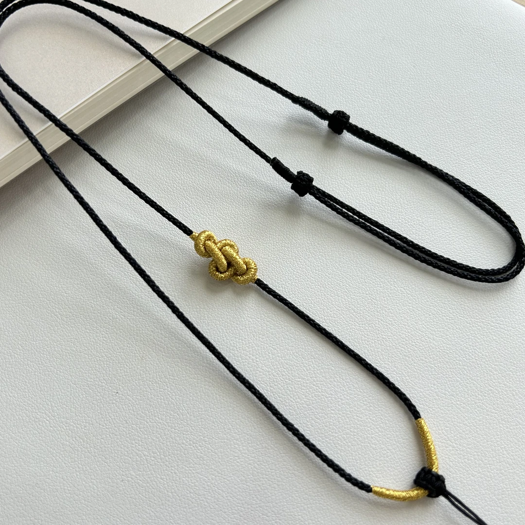 手工编织如意结精致款吊坠绳可调节男女款简约时尚编绳