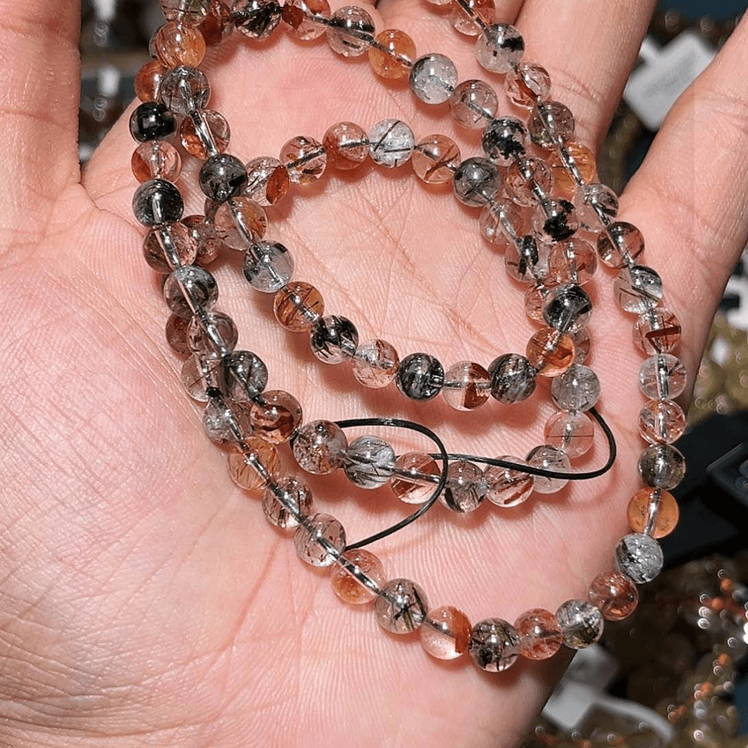 水晶手链未镶嵌黑超七三圈5.7