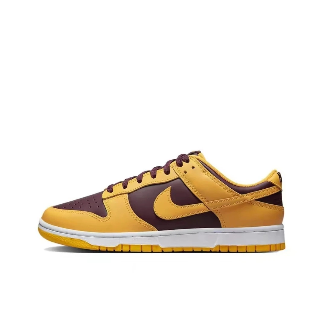 Nike/耐克Dunk Low Retro黄酒红 男款经典低帮休闲板鞋DD1391-702