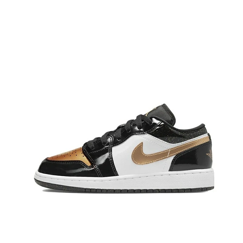 AIR JORDAN1 Low GS AJ1黑金脚趾 女款低帮休闲篮球鞋DR6970-071