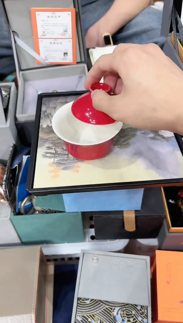 【闪购商品】密胺罐盖碗