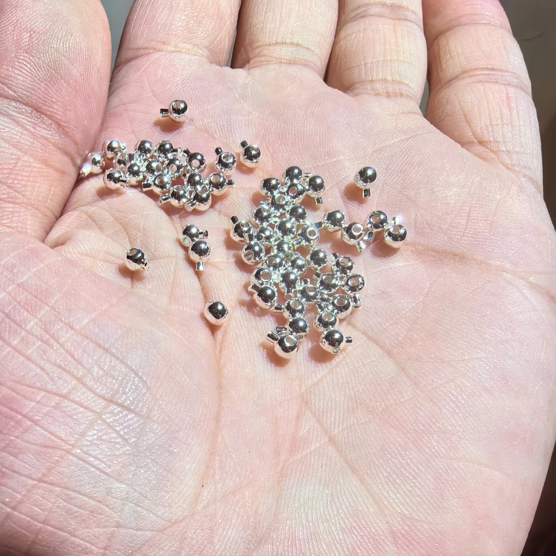 水晶串珠高压锅定位珠广州电镀防水防汗加厚保色层时尚定位珠