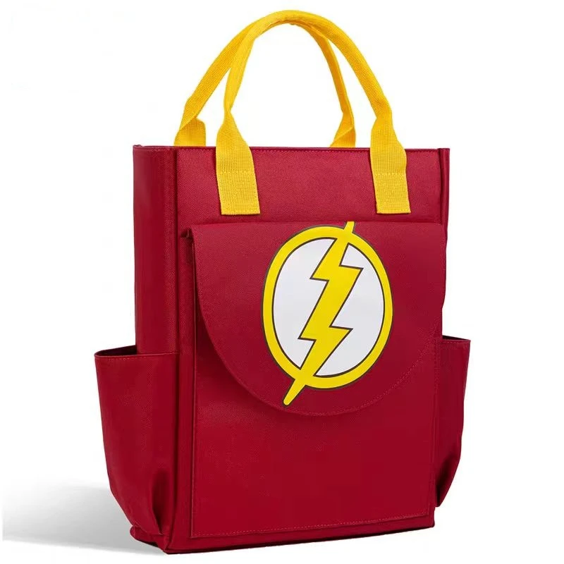 DC正义联盟补习袋小学生手提袋男女孩书包文件袋大容量帆布