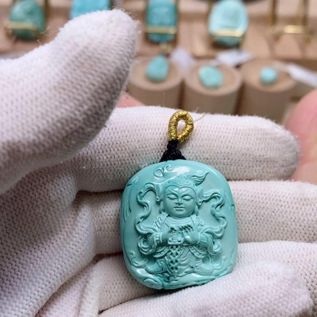 绿松石珠宝奇石未镶嵌