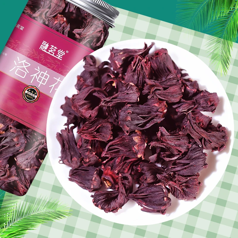 【买1发2】洛神花茶玫瑰茄干果脯洛神花干水果茶花茶30g罐装