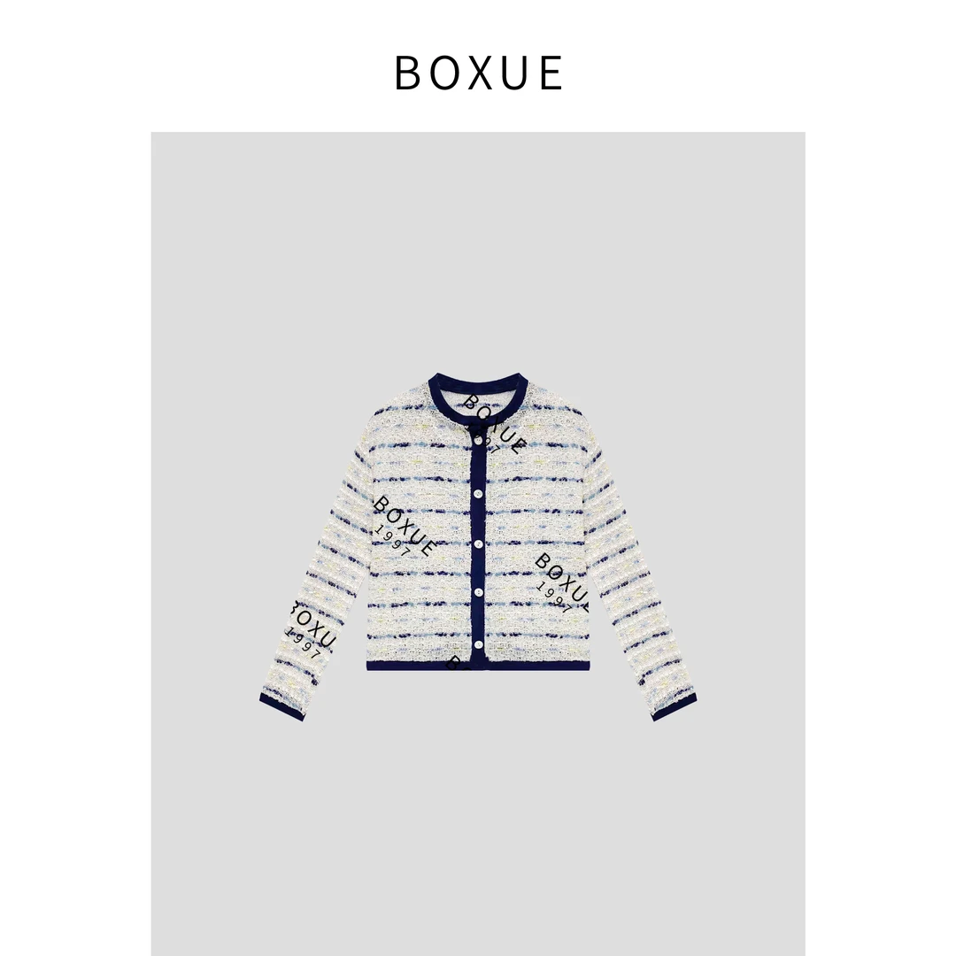 BOXUE ‘’格林小镇‘’ 2024春季新款时尚轻奢  外套#240427W541