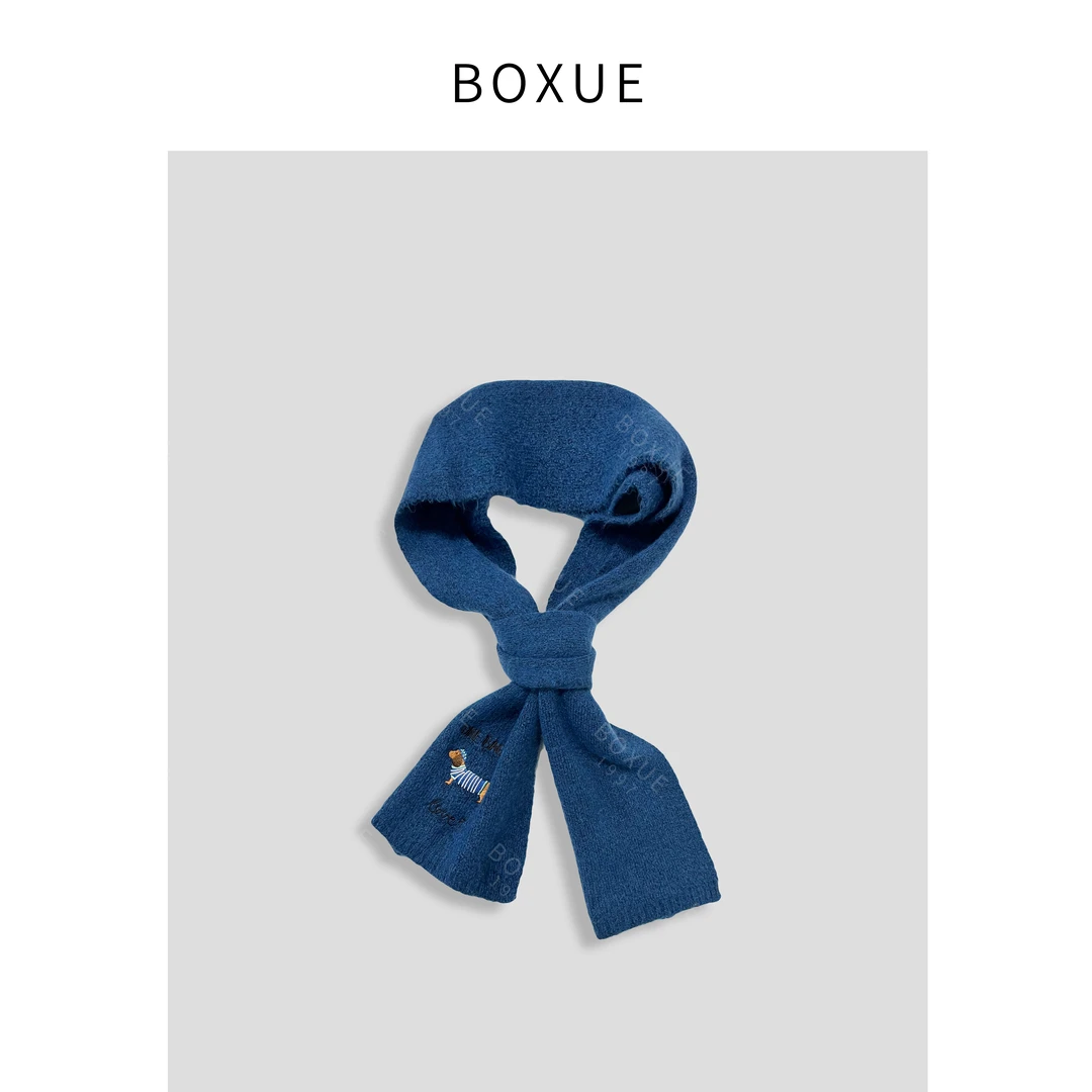BOXUE 秋冬新款时尚休闲轻奢小狗狗围巾#241111S420