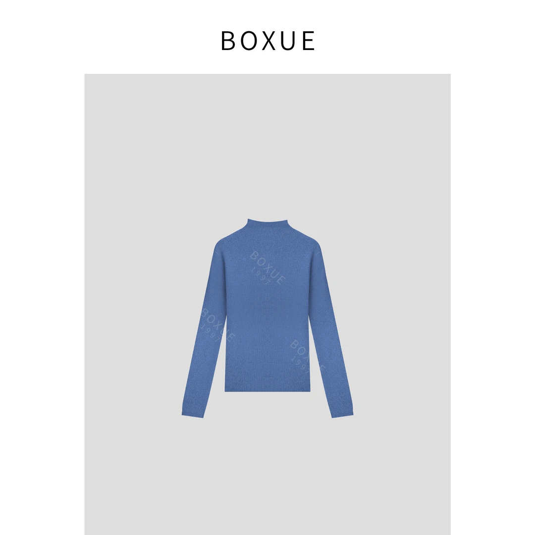 BOXUE“情诗”2024冬季新款高级100绵羊毛轻奢 毛衣#241031MY369