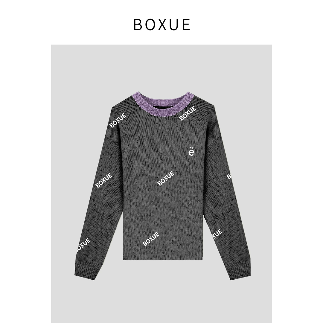 BOXUE “e" 秋季轻奢百搭休闲 毛衣#230922MY515