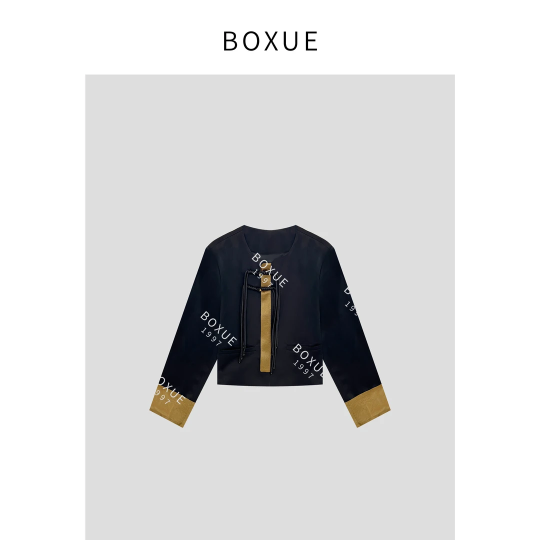 BOXUE ‘’水墨‘’ 2024新款国风复古 外套#240217W79