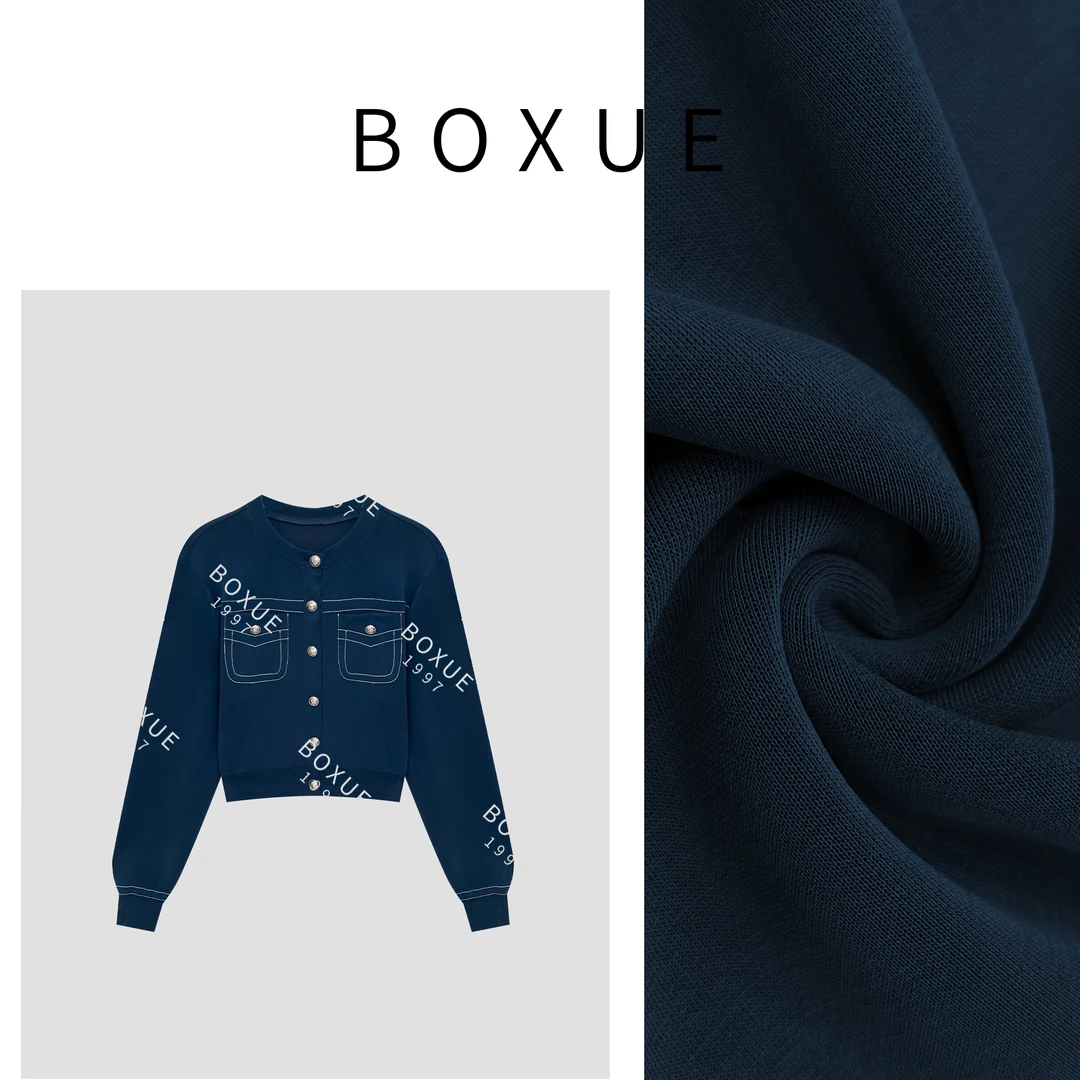 BOXUE “温斯顿”2024春季新款休闲设计感外套#240323W59