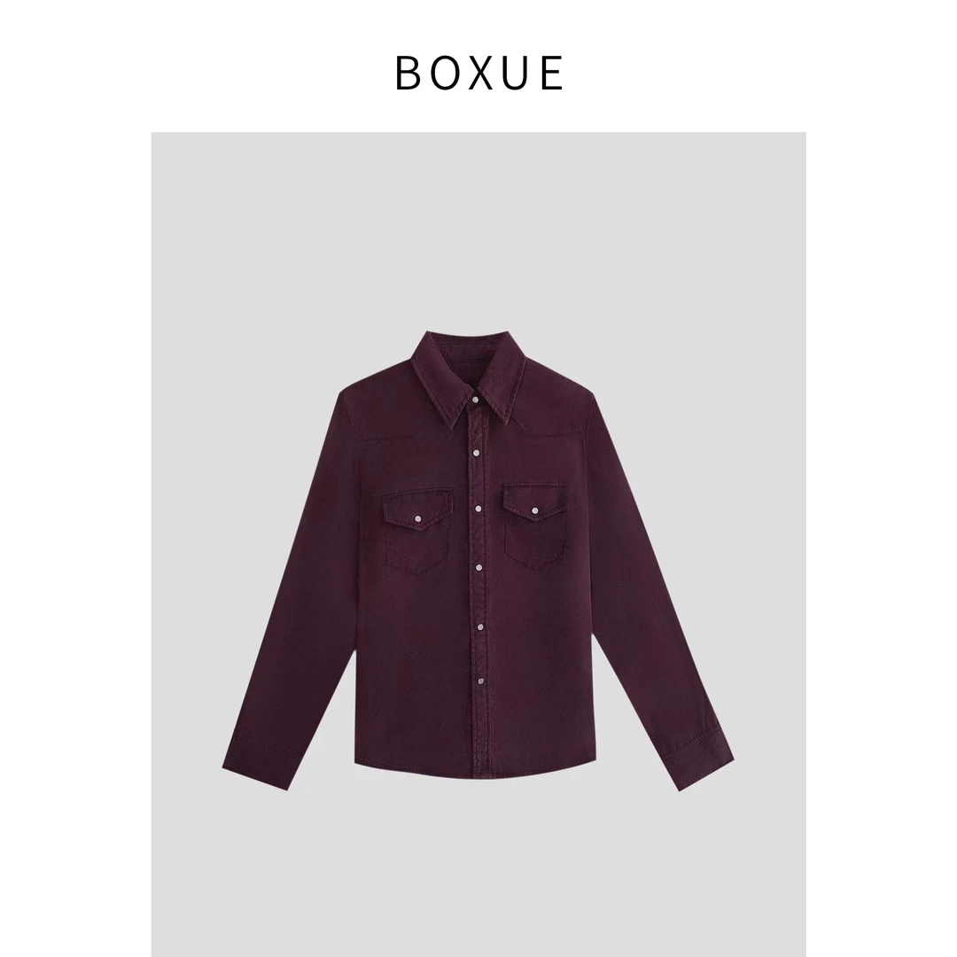 BOXUE  红格衬衫 #230807CS79