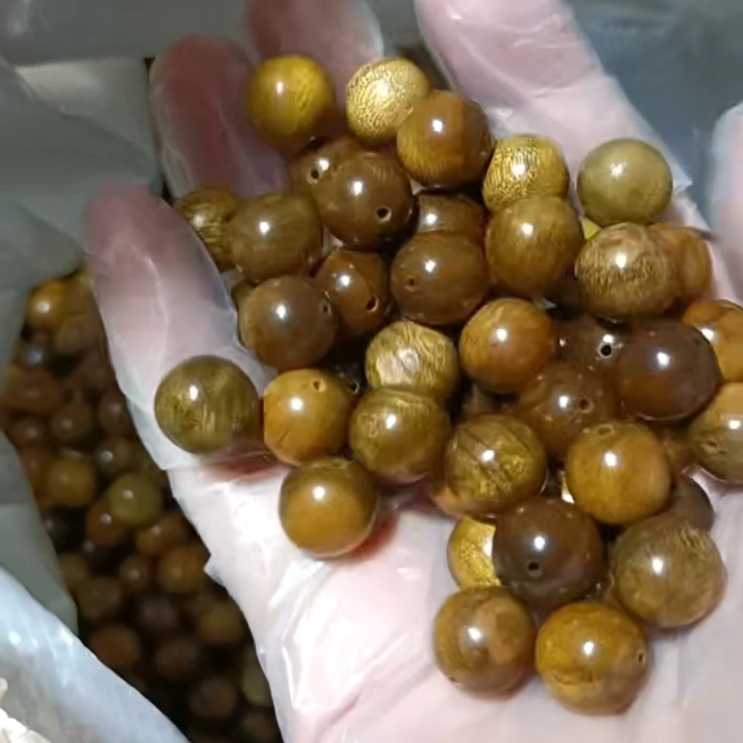 小叶桢楠珠子2.0 1.5的珠子做枕默认瑕疵不退