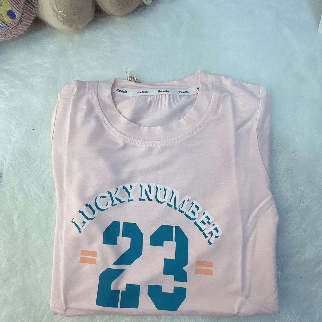 牛奶糖舒适皂皂百搭儿童休闲短袖T恤