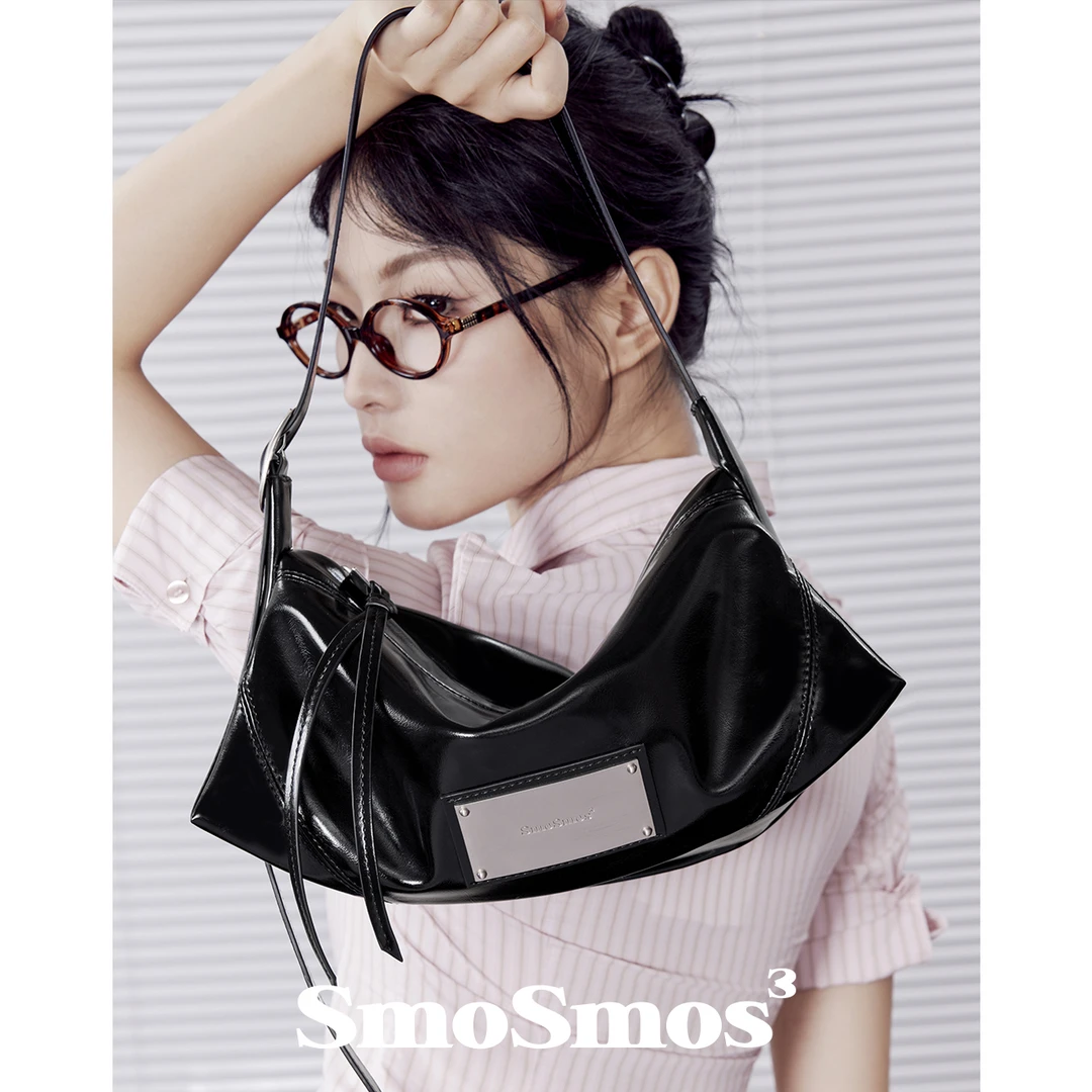 SmoSmos【Boxing包】蝙蝠包黑色无性别腋下包小众原创单肩斜挎包