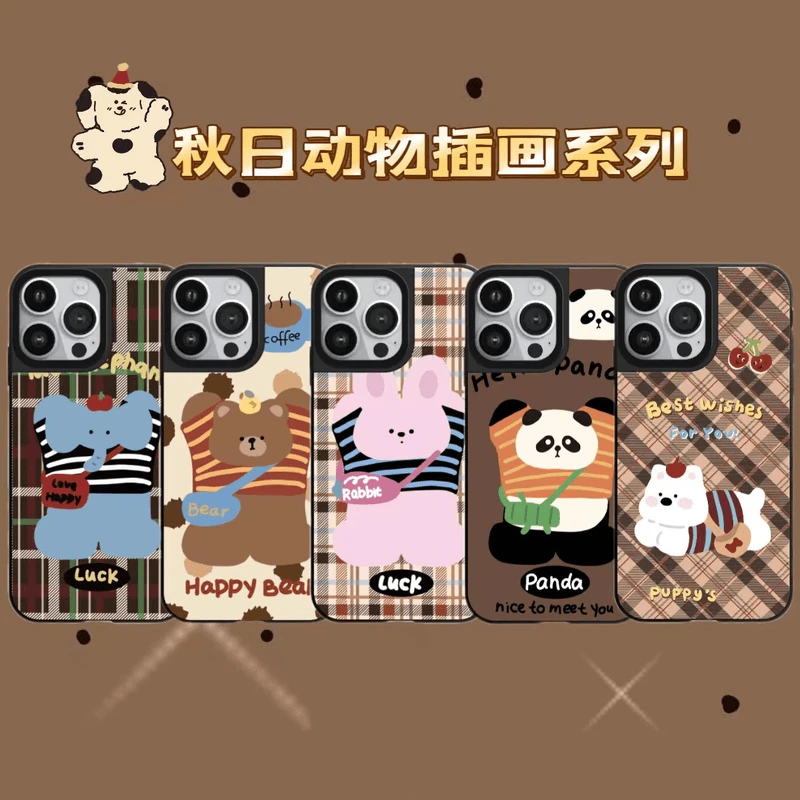 【秋日动物】CASE明星同款适用于苹果17promax16/15/14/13手机壳12