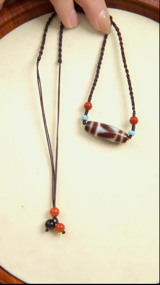 【闪购商品】玛瑙/玉髓颈饰未镶嵌天然玛瑙珠项链