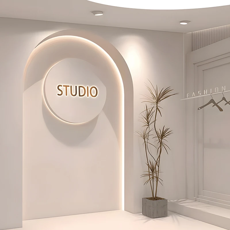 轻奢直播无痕可产品尺寸护肤品服装美妆布置可加logo无缝整张