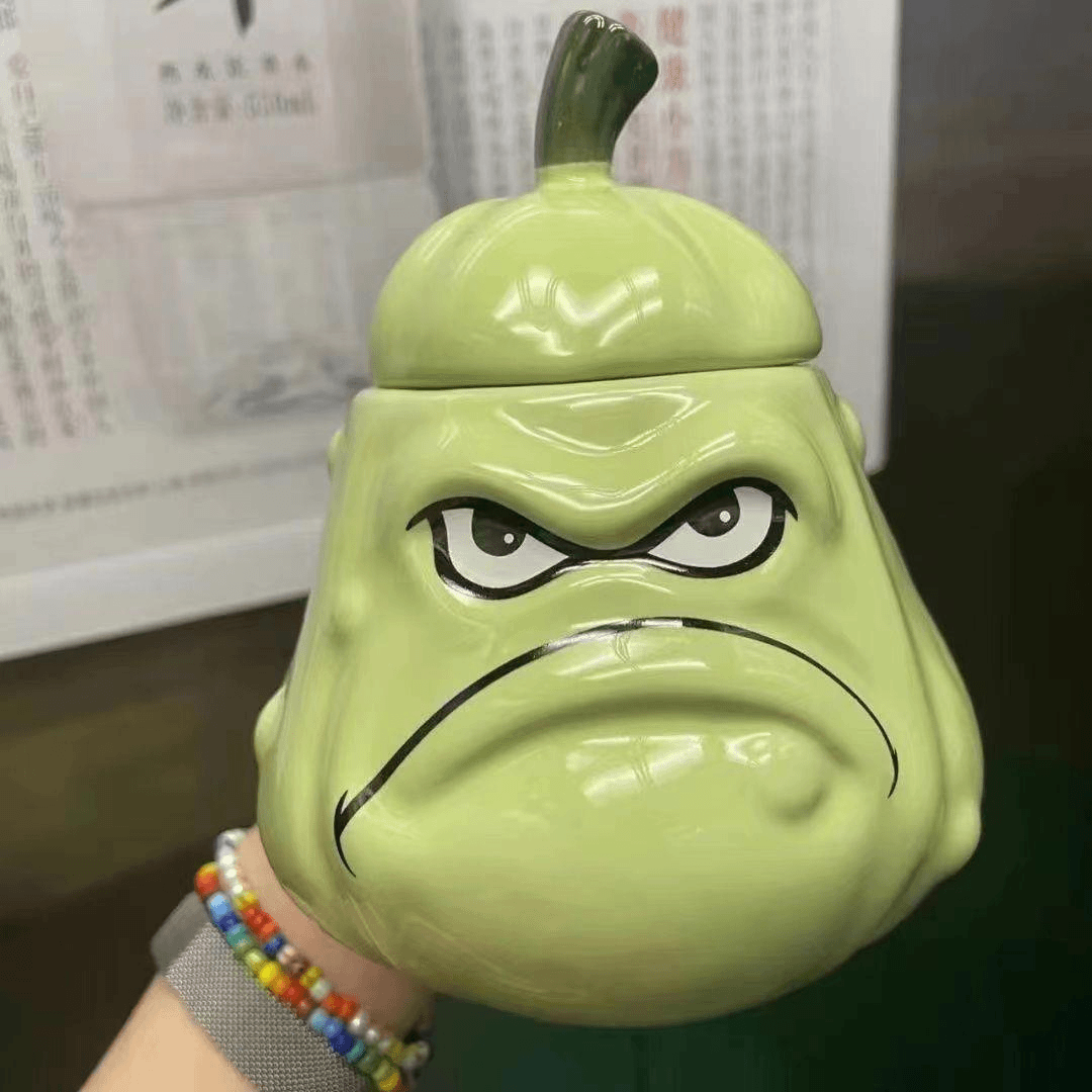 窝瓜水杯倭瓜马克杯女奇奇怪怪创意不生气苦瓜搞怪杯子送礼物H351
