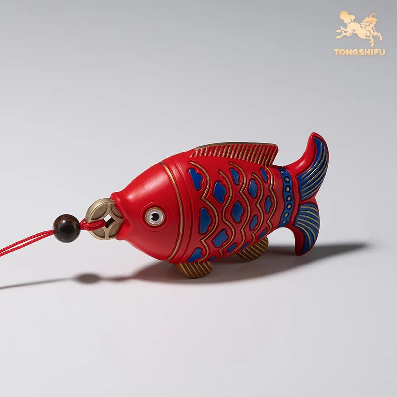 铜师傅《记忆中的年年有余》客厅桌面铜摆件 家居装饰工艺品