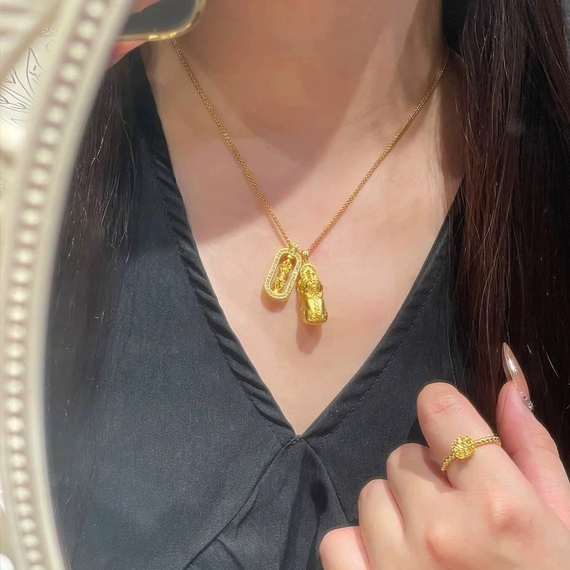 金刚杵貔貅项链 M扣