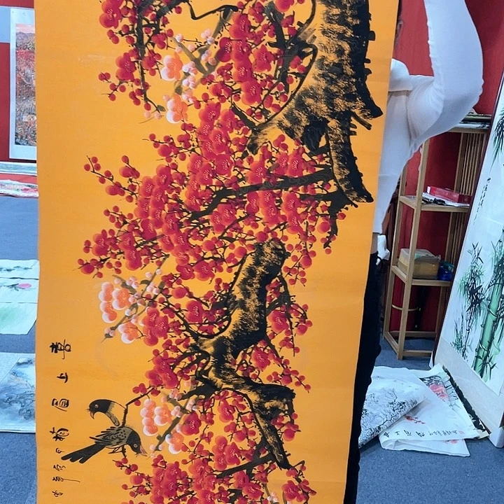 国画作品多次参加全国美展