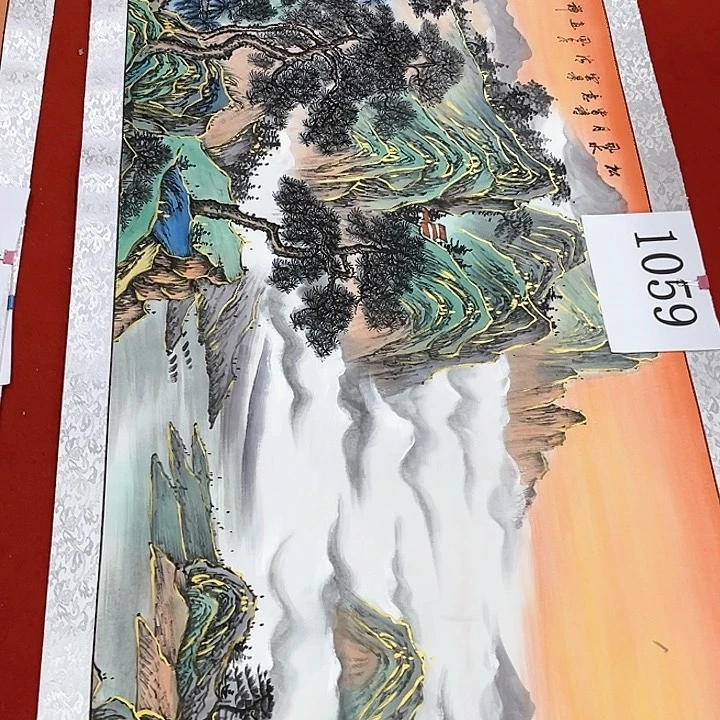 国画作品展览等活动进行