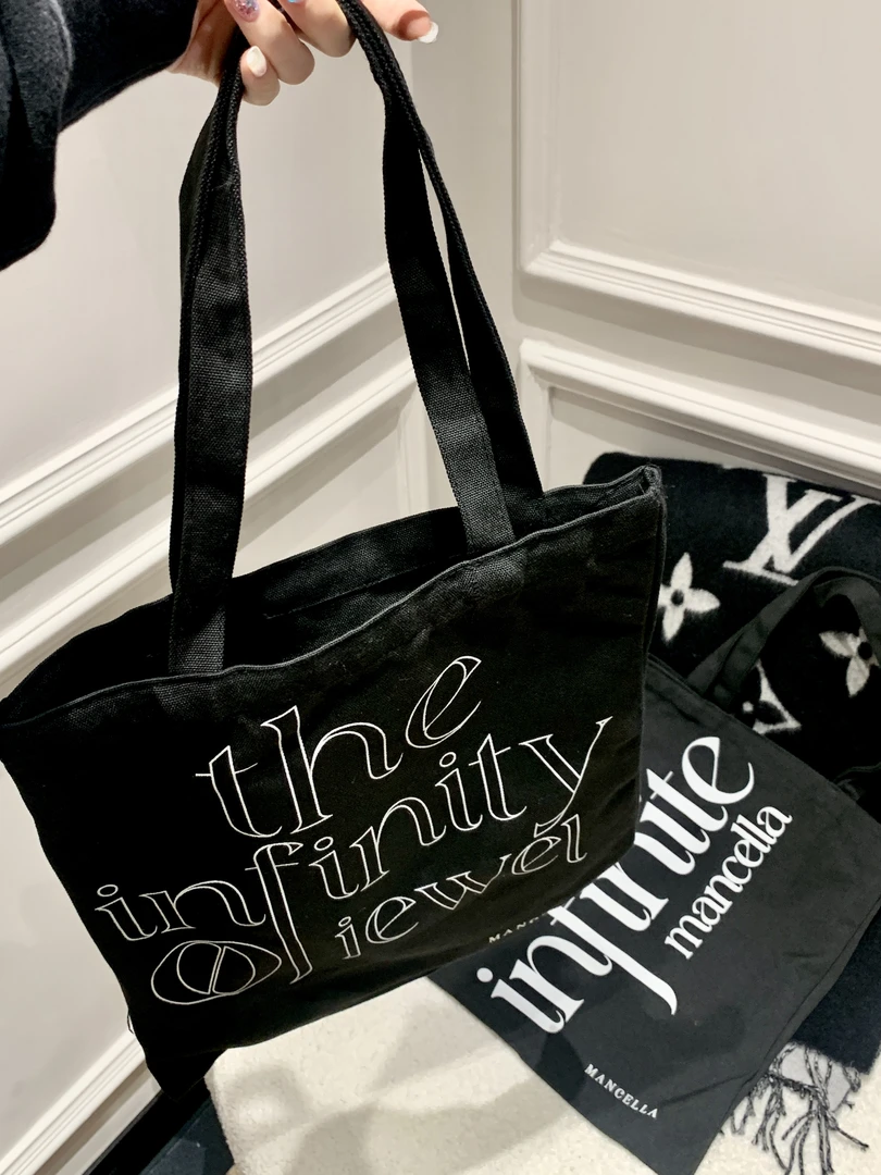 帆布单肩托特包