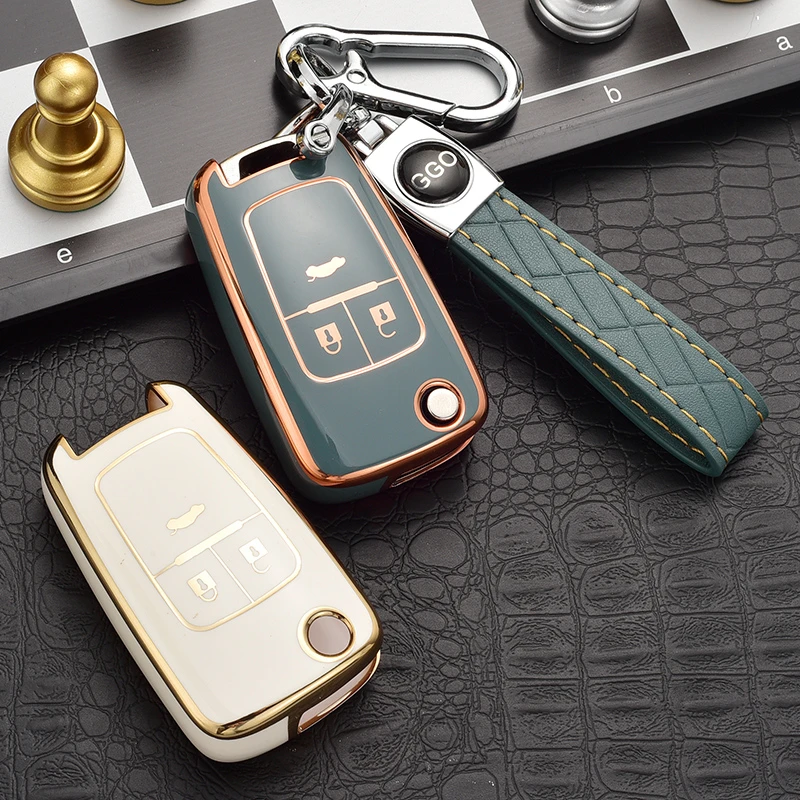 雪佛兰钥匙套科沃兹迈锐宝科鲁兹创酷科鲁泽专用赛欧爱唯欧包扣壳