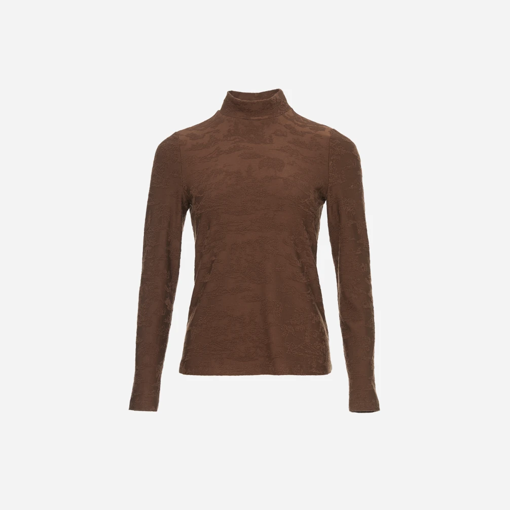 GEJIN/歌锦2024秋冬新款时尚百搭半高领纯色打底上衣9412423134