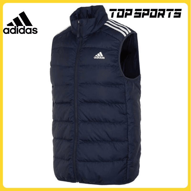 adidas阿迪达斯男款ESS 3S L DOWN V时尚百搭潮流羽绒背心IK3210