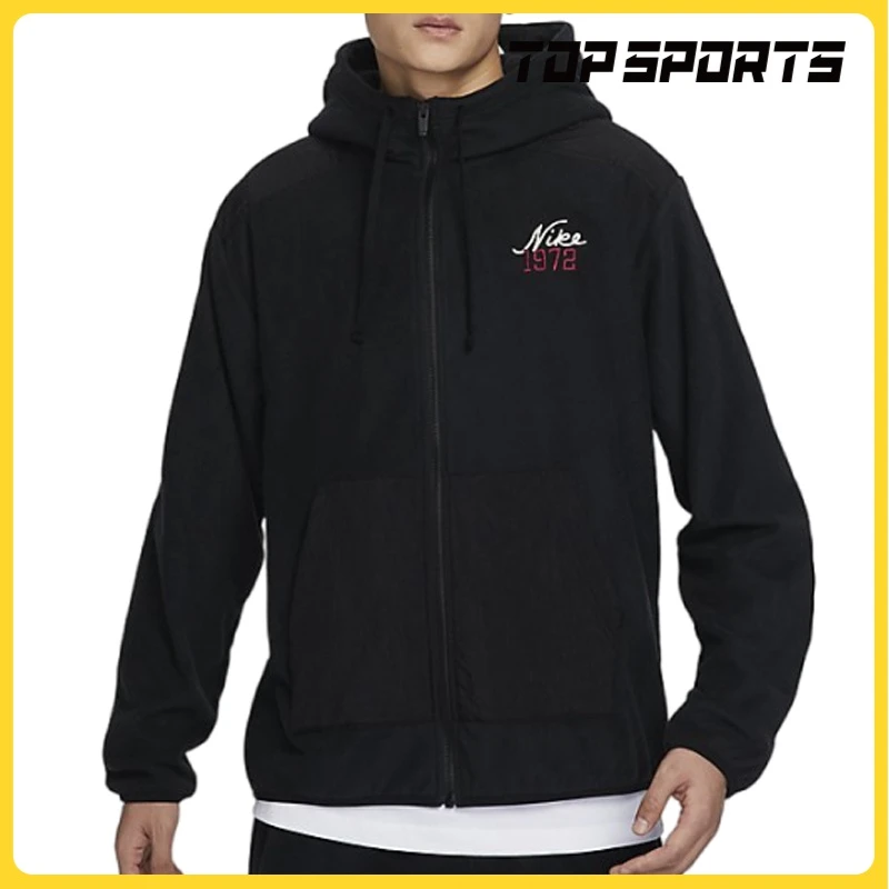 nike耐克男子NSW FLC FZ TOP WINTER GCE针织套头衫FV8452-010