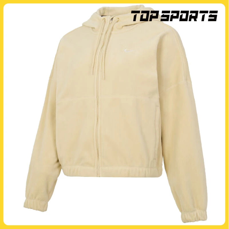 NIKE耐克女子NK ONE TF FZ HD POLAR GCE人造毛绒外套HQ4878-783