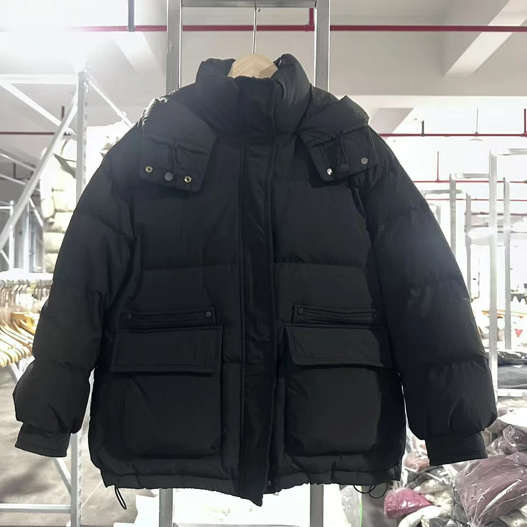 【8610-F+】大口袋鹅绒羽绒服保暖百搭不挑人冬季休闲潮流上衣