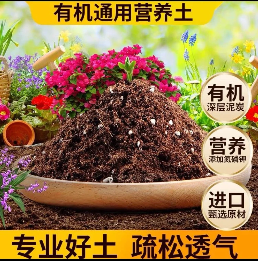新疆包邮营养土绿植营养价值