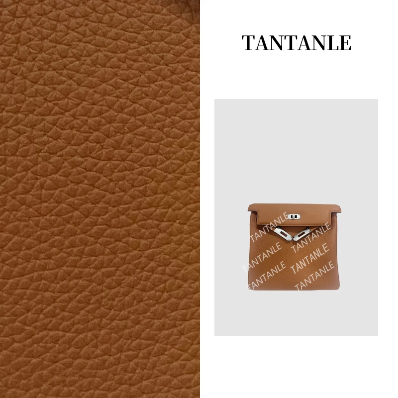 TanTanLe高定时尚休闲百搭轻奢简约气质复古包（马棕色ad双肩女包）