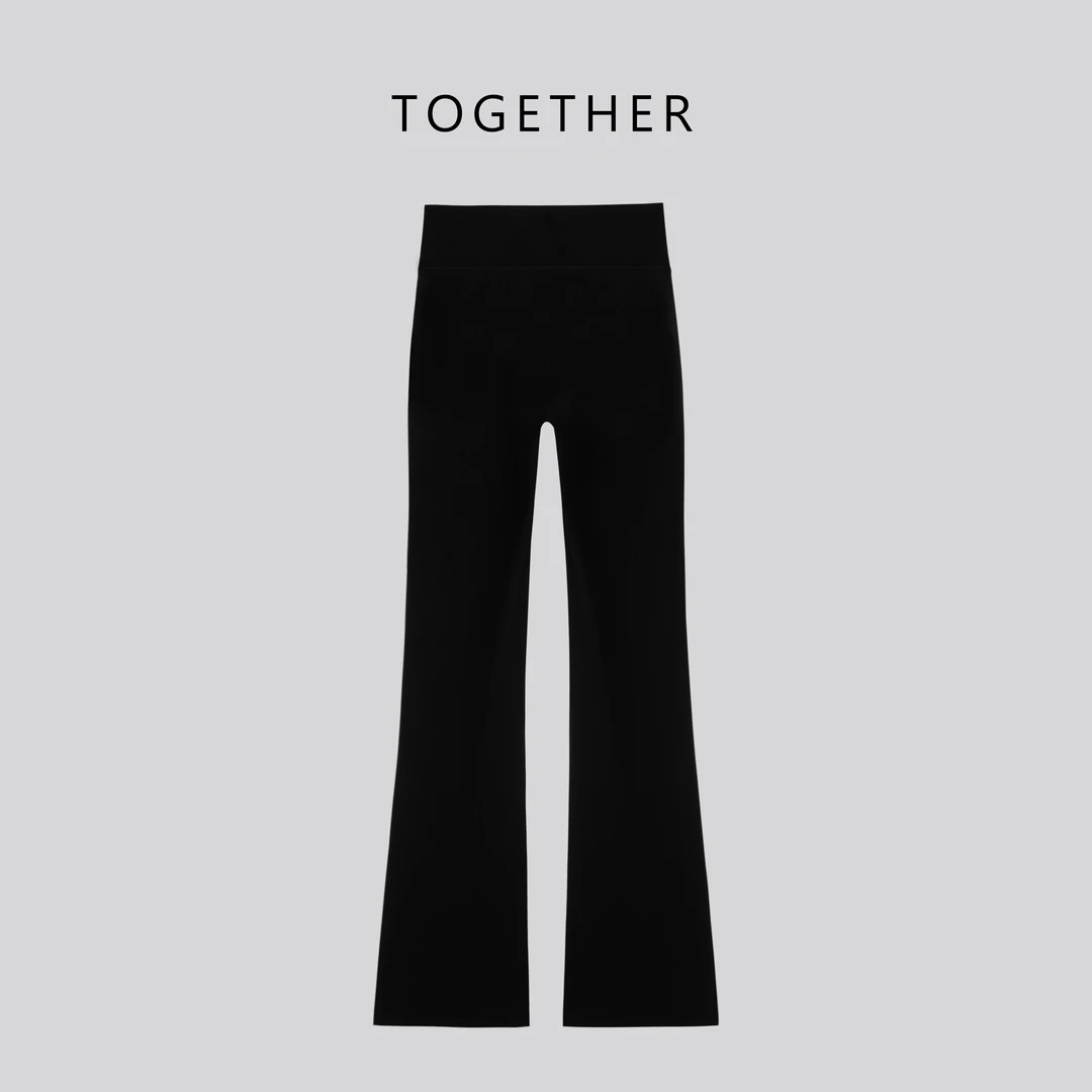 TOGETHER DW STUDIOS【闪电】夏季超模裤喇叭瑜伽裤显瘦鲨鱼裤W1539