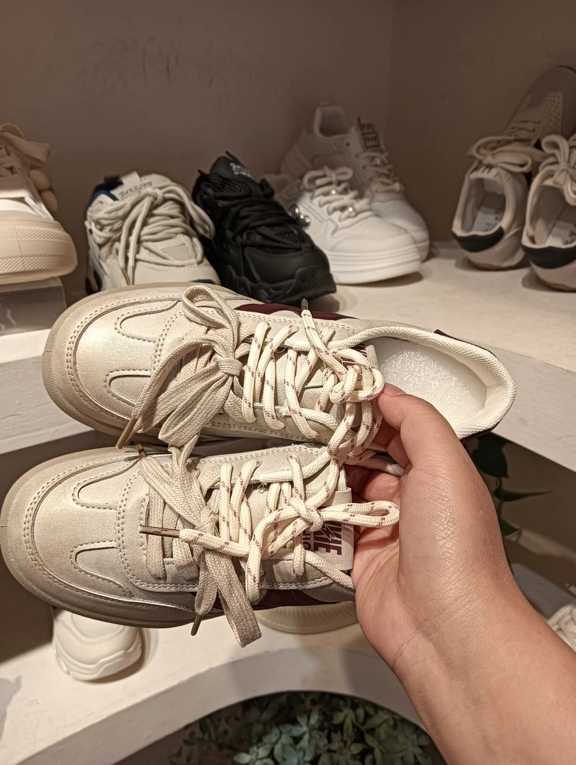 秋季皮面87安可拉红板鞋软皮软底秀气运动鞋